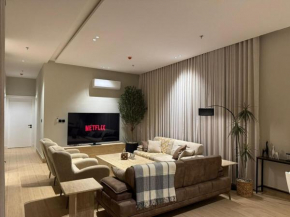 Modren luxury flat with an outdoor seating space